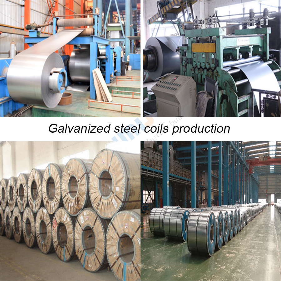 Galvanized steel coils production process