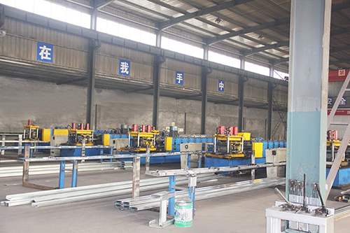 Steel purlins workshop yumisteel