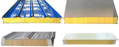 Glasswool sandwich panels