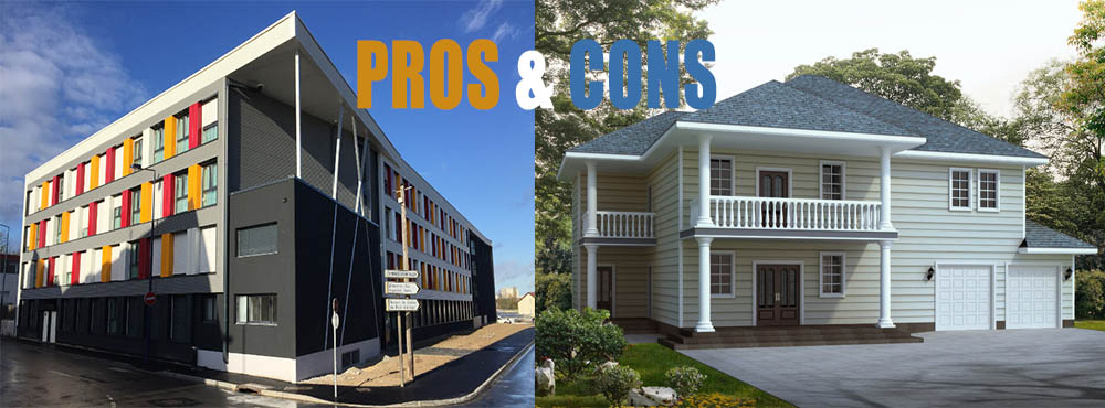 pros and cons between modular house and prefab house