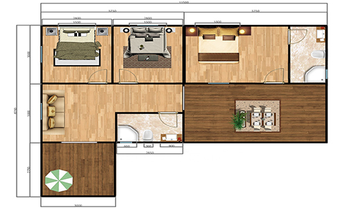 dedroom drawing plan