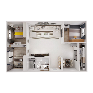 Container house layout 