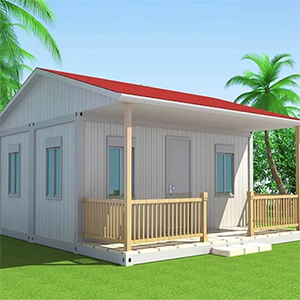 Flat packed container house 
