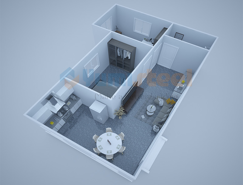 Floor plan of container house