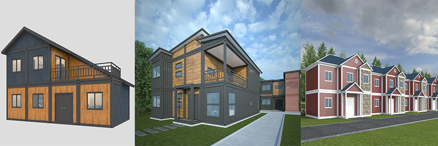 Other modern container villas for options