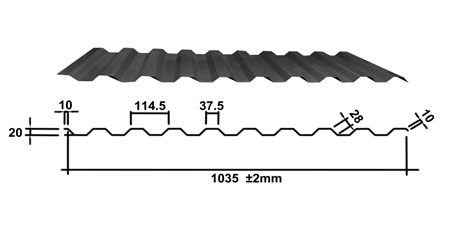 YX20-114.5-1035