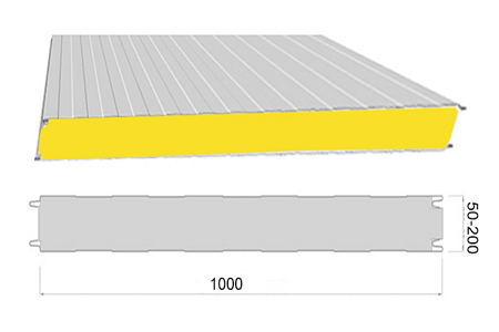 rockwool panel shape 1000mm