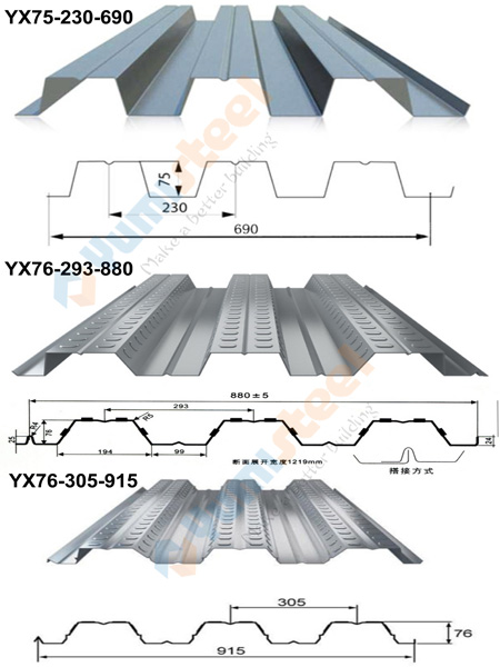 Opened Metal Floor Sheet supplier