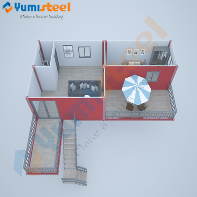 layout of container house