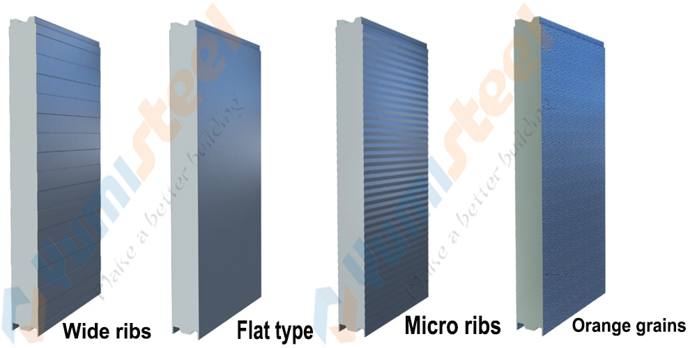 decorative pu sandwich panel