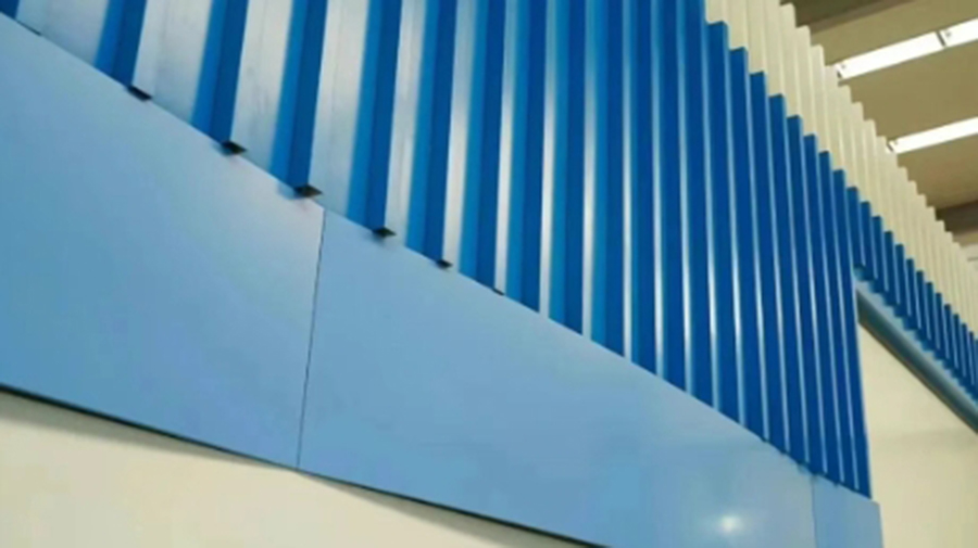 Box Rib panels application