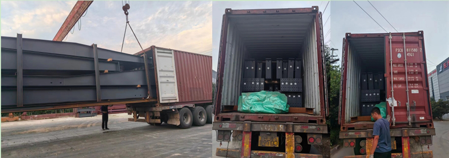 Prefab steel structures packing