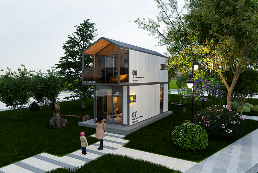 Space capsule houses