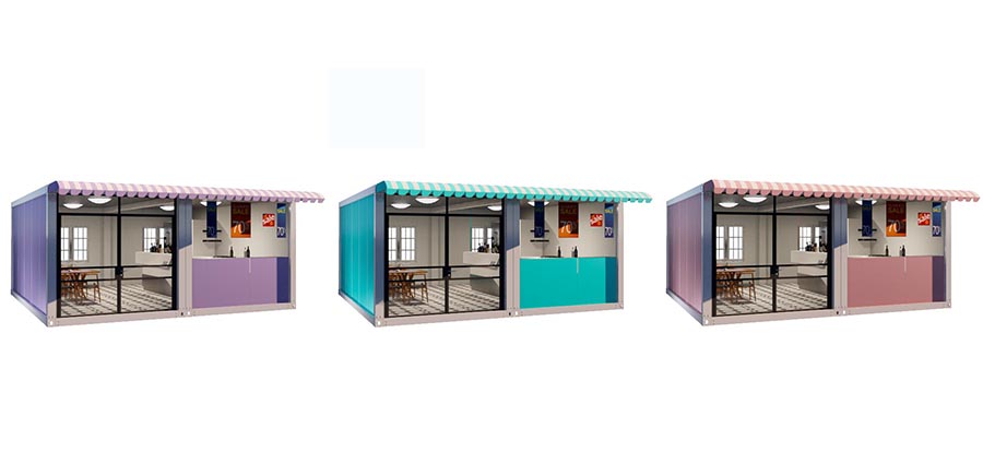 container house for retail