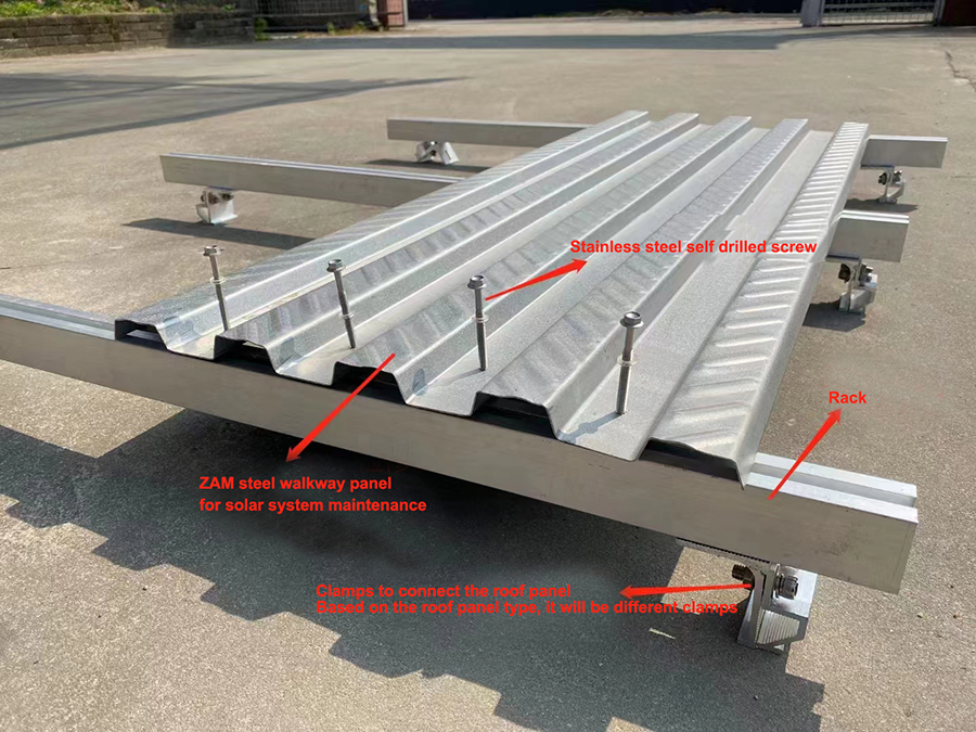zn-al-mg pv acess walkway information
