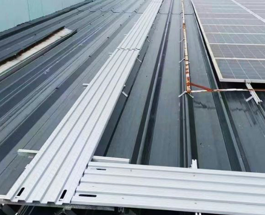 zn al mg roof access walkway