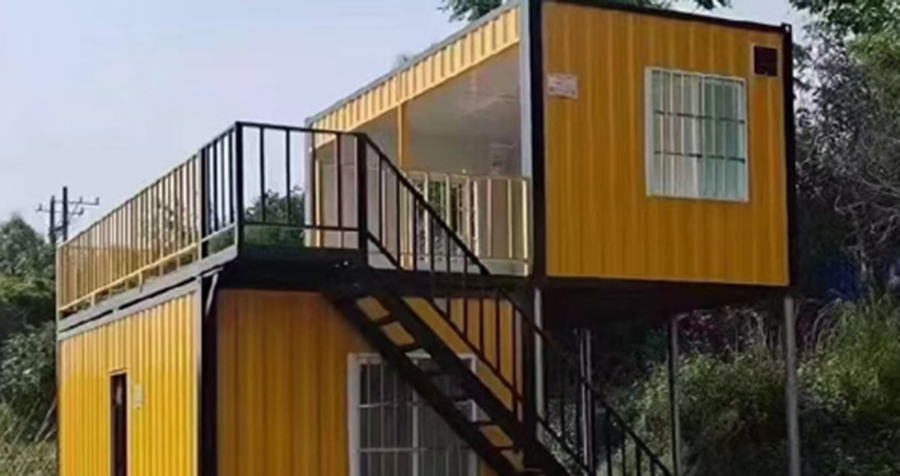 shipping container for vacation