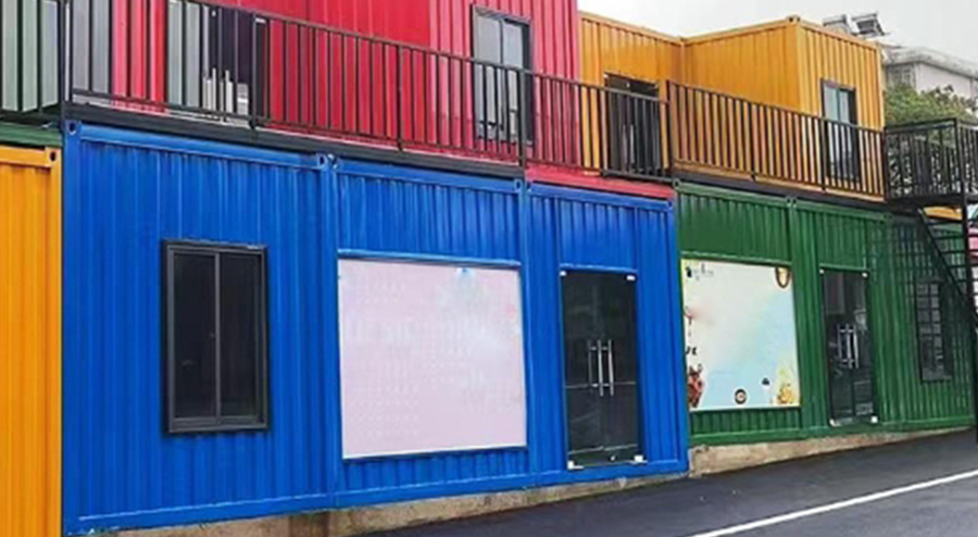 shipping container for shop