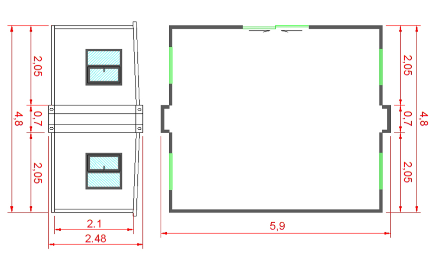 20Feet expandable folding container house