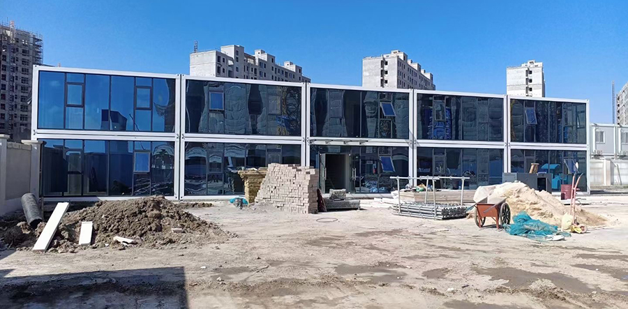 Glass Curtain Wall Container House 