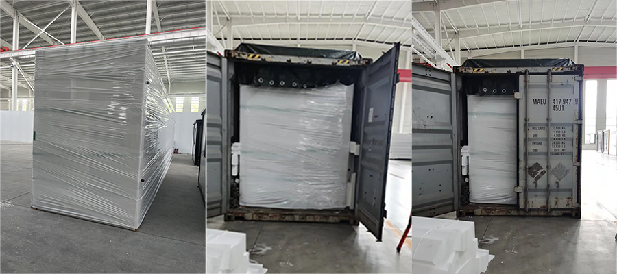 40FT church container house packing