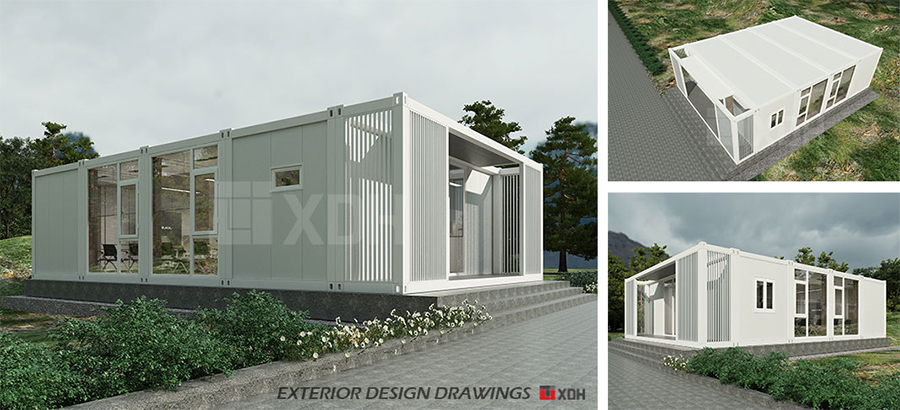 Design of the office container building