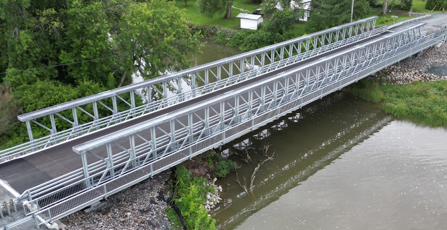 prefabricated steel structure bridge