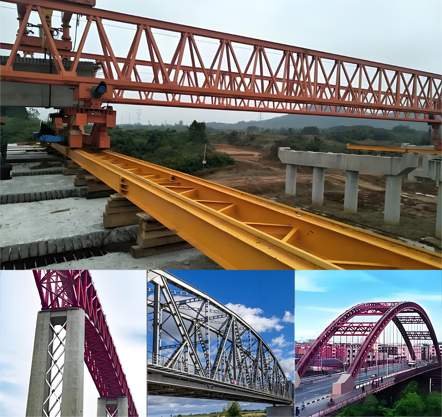 Prefabricated steel structure bridges