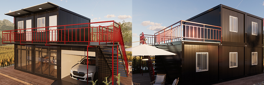 Prefabricated container house