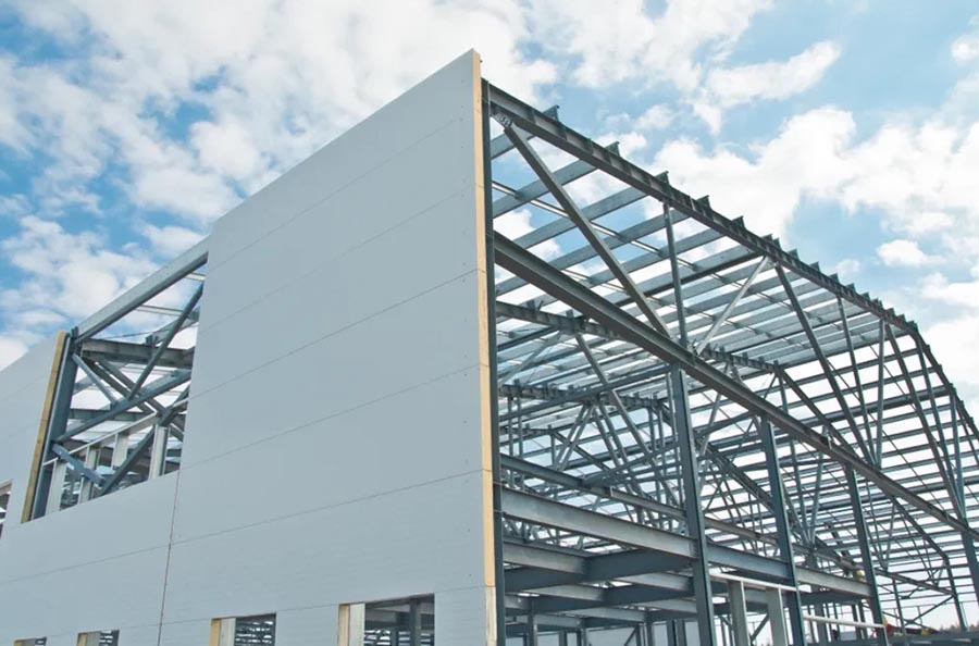 Rockwool sandwich panels wall