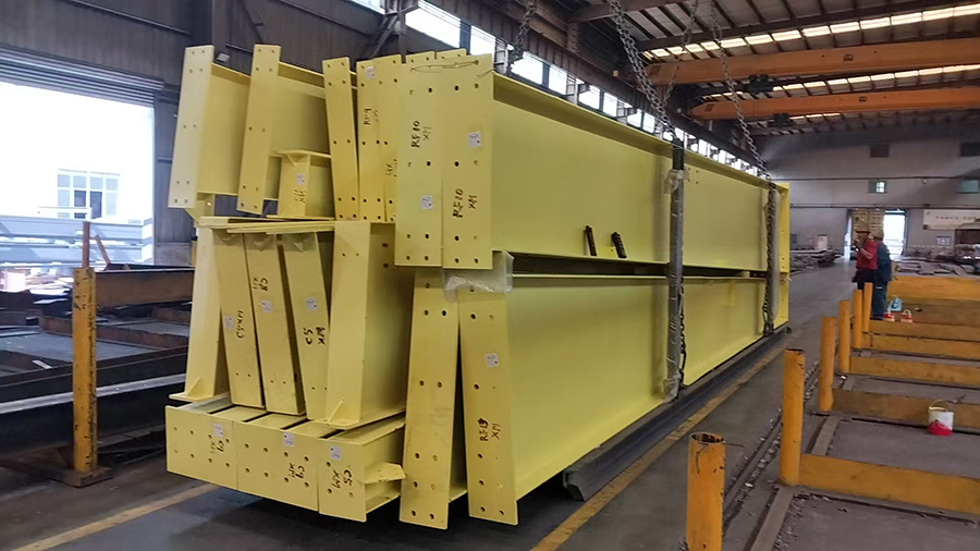 Prefabricated steel beam
