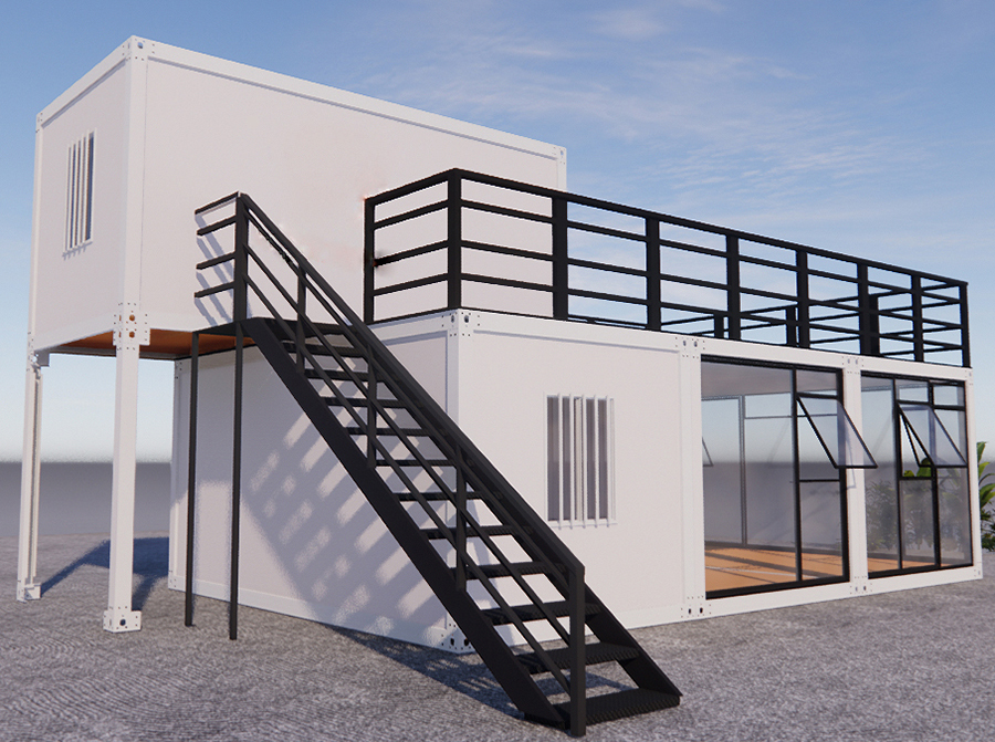 Luxury Prefabricated Container House 