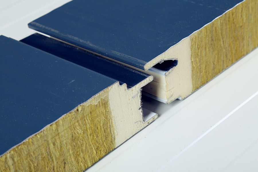 PU sealed rockwool sandwich panels