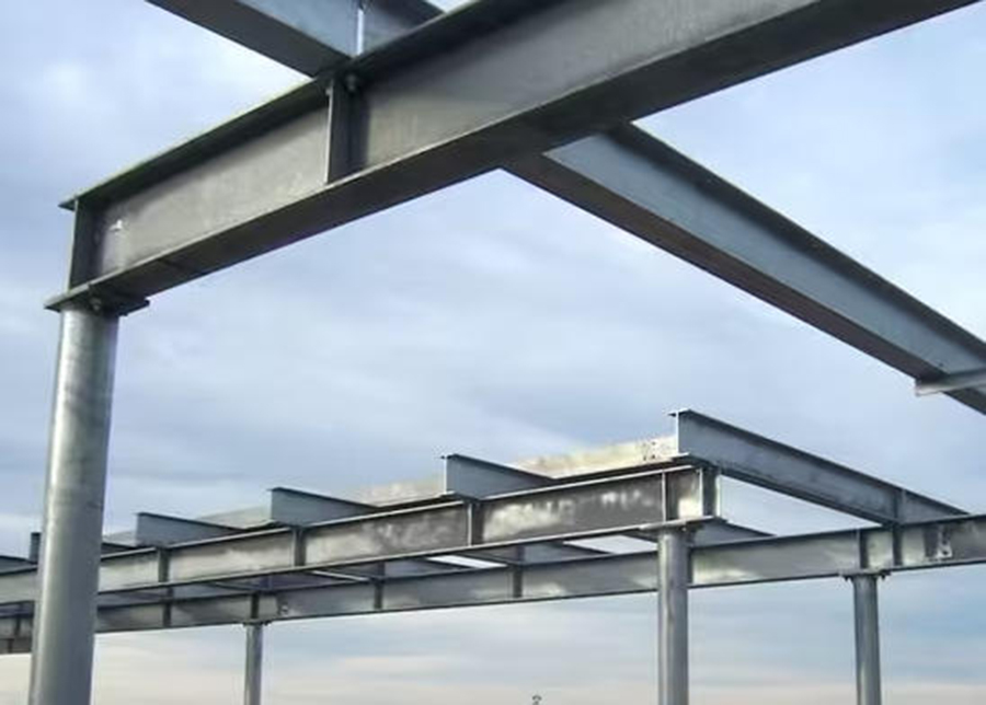 H beam structure building