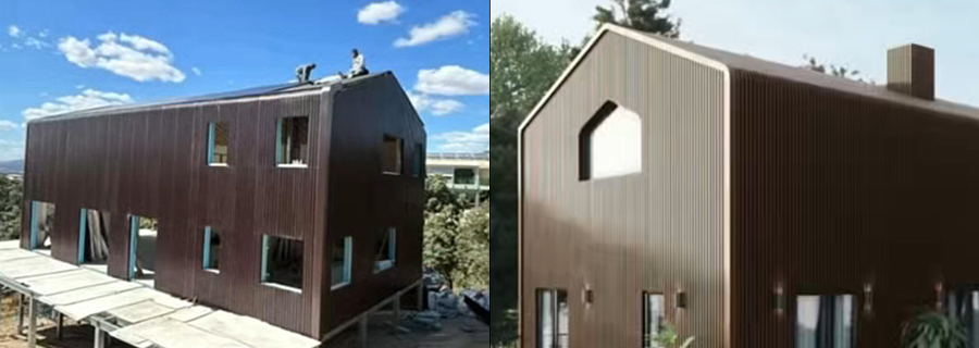 Exterior of Light Steel Villa