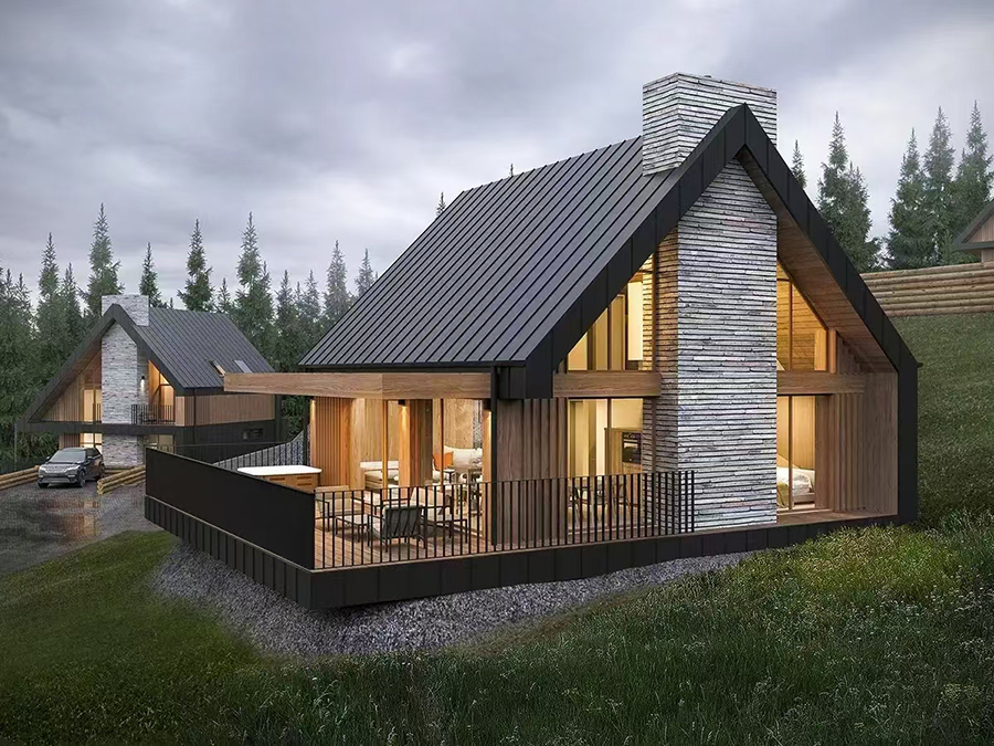 light steel villa building