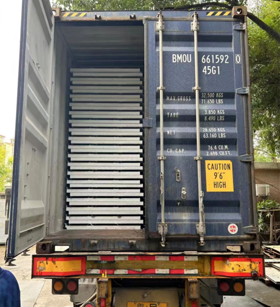 EPS sandwich panels packing EPS sandwich panels packing