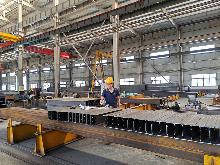 Prefabricated steel structure production Prefabricated steel structure production