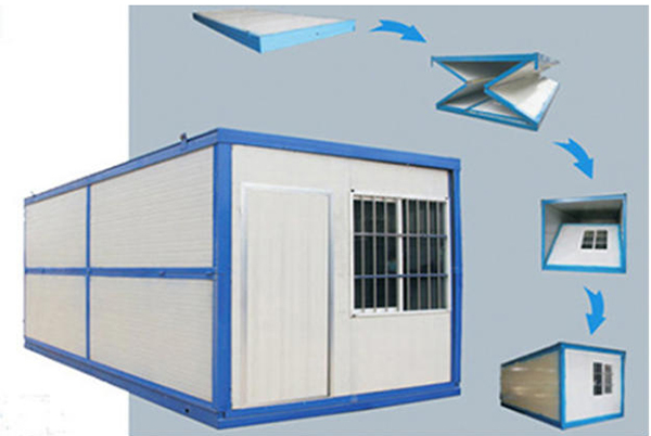 Foldable container house