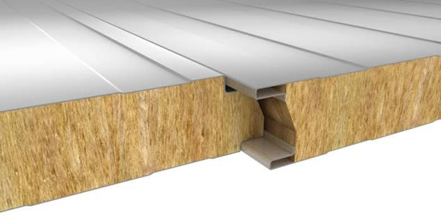 Rockwool sandwich panels joint