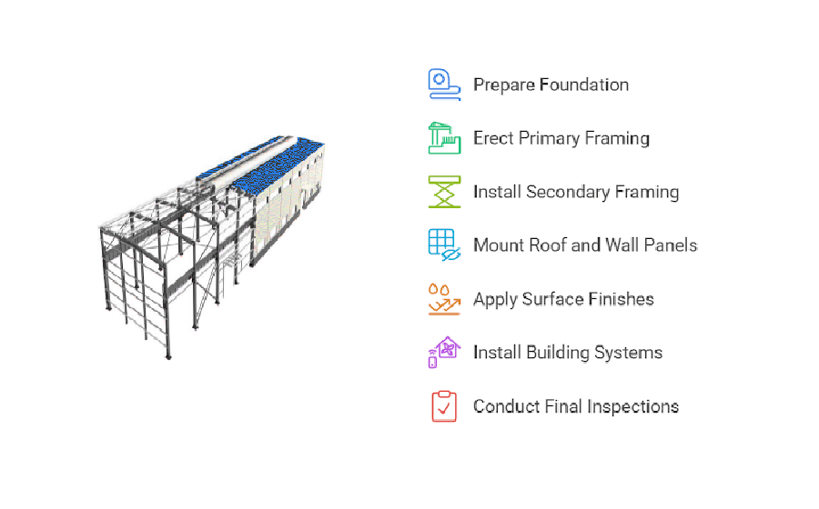 Steel Structure Installation Process