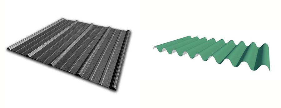 Roof and wall panels Roof and wall panels