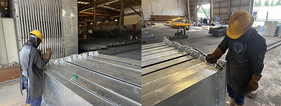 Steel structure surface inspection