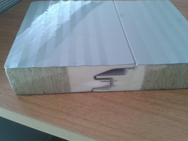 wall rockwool sandwich panesl joint