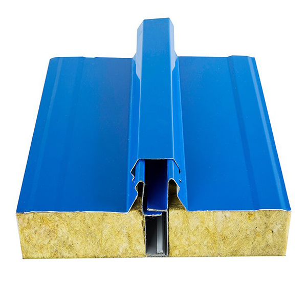Roof rockwool sandwich panesl joint