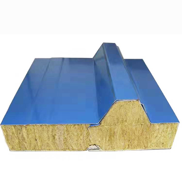 Roof rockwool sandwich panesl joint