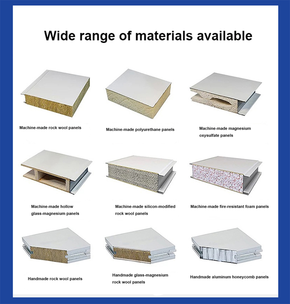 Wide Range of Material Available