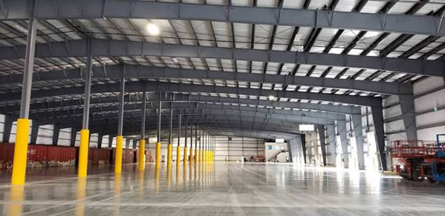 Prefab steel frame structures warehouse