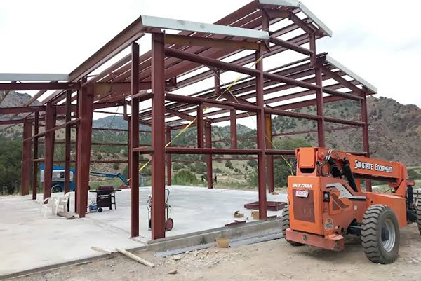 Prefab steel warehouse