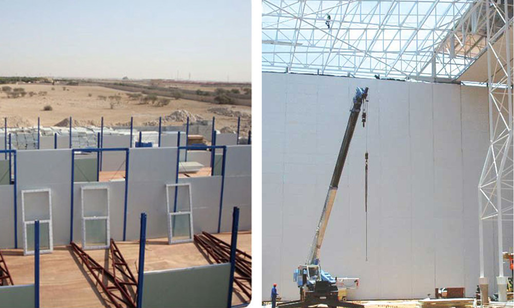 sandwich panel installation